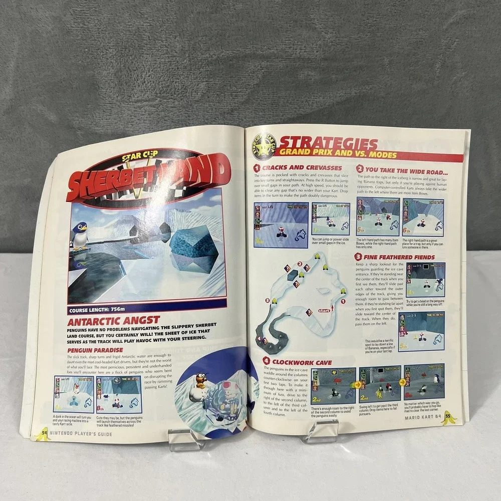 Vintage Mario Kart 64 Nintendo Power Official Player's Guide Strategy Book N64